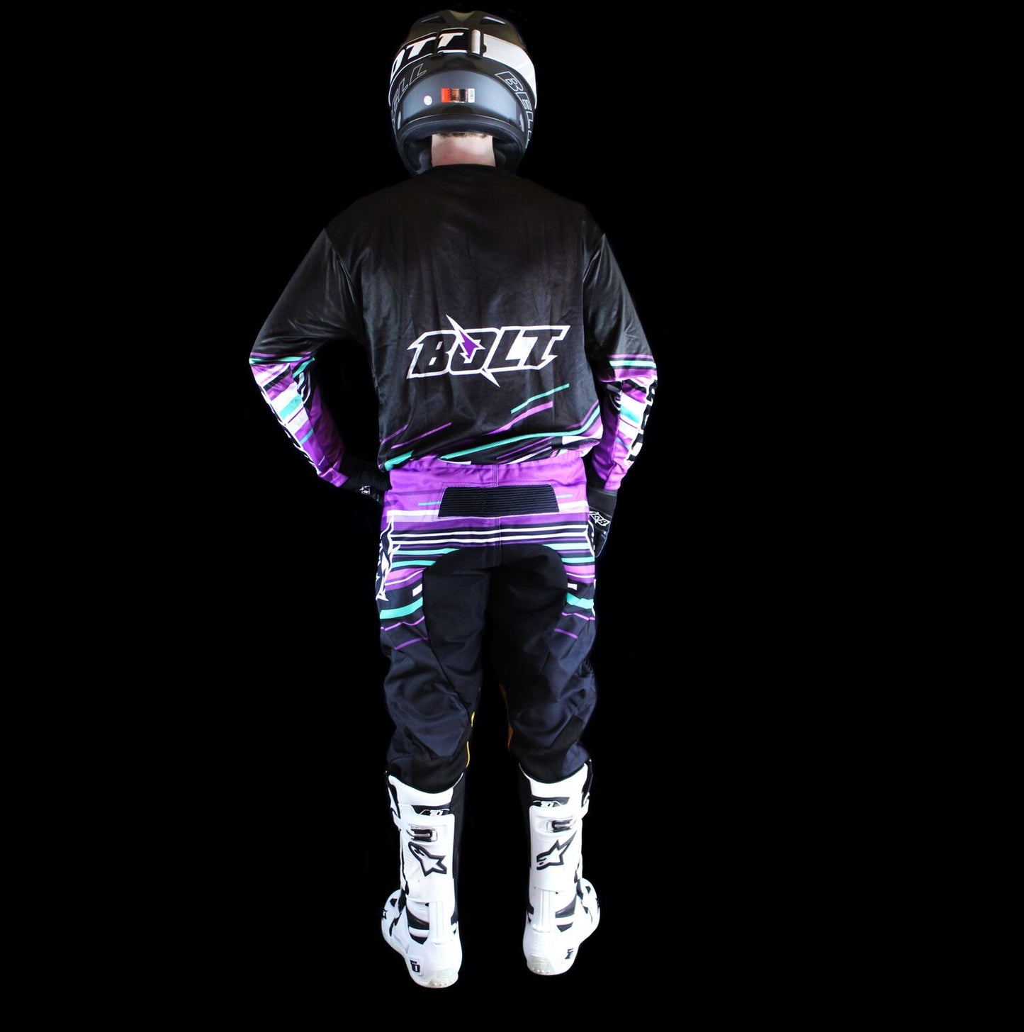 Bolt Everywear Black/Purple Line pants